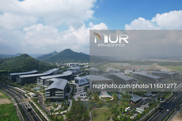 A view of the Nanhu Future Science Park (Hupan Laboratory Park) in the west of Hangzhou, China, on September 23, 2024. 