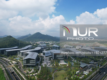 A view of the Nanhu Future Science Park (Hupan Laboratory Park) in the west of Hangzhou, China, on September 23, 2024. (