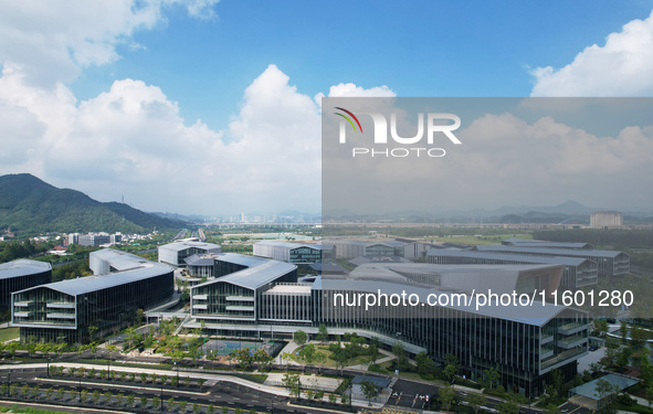 A view of the Nanhu Future Science Park (Hupan Laboratory Park) in the west of Hangzhou, China, on September 23, 2024. 