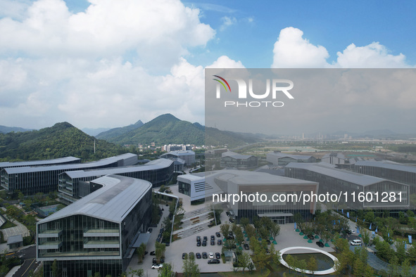 A view of the Nanhu Future Science Park (Hupan Laboratory Park) in the west of Hangzhou, China, on September 23, 2024. 