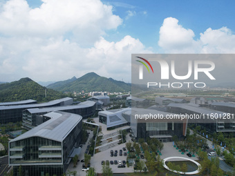 A view of the Nanhu Future Science Park (Hupan Laboratory Park) in the west of Hangzhou, China, on September 23, 2024. (