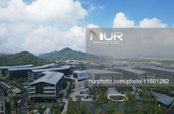 A view of the Nanhu Future Science Park (Hupan Laboratory Park) in the west of Hangzhou, China, on September 23, 2024. 