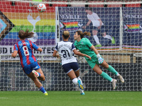 Shae Yanez of Crystal Palace Women gets beaten by Olga Ahtinen of Tottenham Hotspur Women during the Barclays FA Women's Super League soccer...