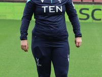 Laura Kaminski, manager of Crystal Palace Women, during the Barclays FA Women's Super League soccer match between Tottenham Hotspur Women an...