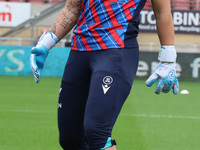 Shae Yanez of Crystal Palace Women is in action during the Barclays FA Women's Super League soccer match between Tottenham Hotspur Women and...