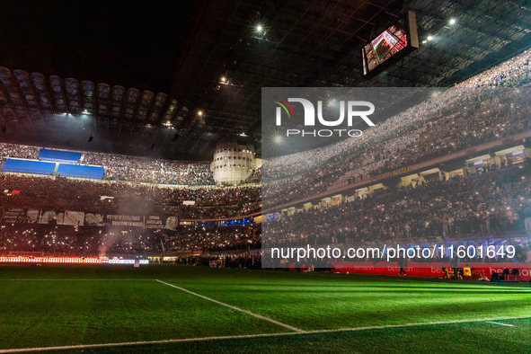 San Siro Stadium during the Italian championship Serie A football match between FC Internazionale and AC Milan in Milan, Italy, on September...