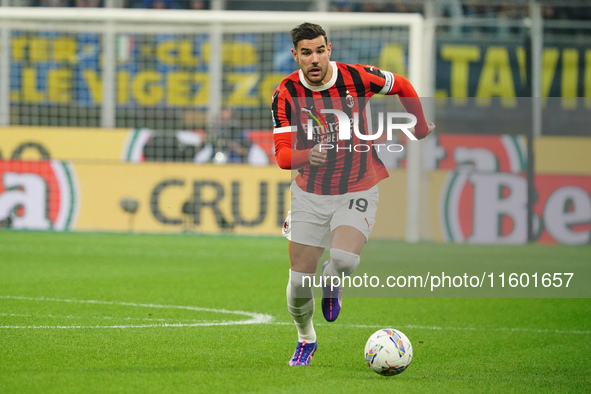 Theo Hernandez (AC Milan) during the Italian championship Serie A football match between FC Internazionale and AC Milan in Milan, Italy, on...