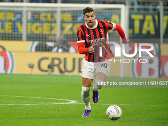 Theo Hernandez (AC Milan) during the Italian championship Serie A football match between FC Internazionale and AC Milan in Milan, Italy, on...