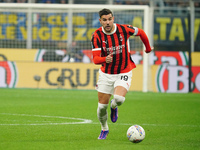 Theo Hernandez (AC Milan) during the Italian championship Serie A football match between FC Internazionale and AC Milan in Milan, Italy, on...