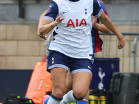 Amanda Nilden (on loan from Juventus) of Tottenham Hotspur Women is in action during the Barclays FA Women's Super League soccer match betwe...