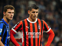 Alvaro Morata (AC Milan) during the Italian championship Serie A football match between FC Internazionale and AC Milan in Milan, Italy, on S...