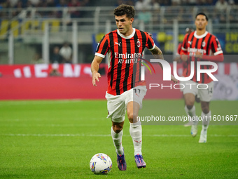 Christian Pulisic (AC Milan) during the Italian championship Serie A football match between FC Internazionale and AC Milan in Milan, Italy,...