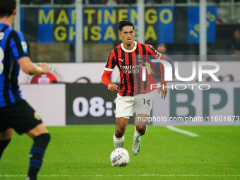 Tijjani Reijnders (AC Milan) during the Italian championship Serie A football match between FC Internazionale and AC Milan in Milan, Italy,...