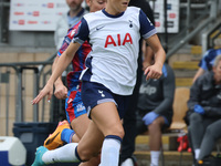 Amanda Nilden (on loan from Juventus) of Tottenham Hotspur Women is in action during the Barclays FA Women's Super League soccer match betwe...