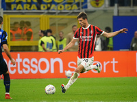 Matteo Gabbia (AC Milan) during the Italian championship Serie A football match between FC Internazionale and AC Milan in Milan, Italy, on S...