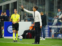 The head coach Simone Inzaghi (FC Inter) during the Italian championship Serie A football match between FC Internazionale and AC Milan in Mi...