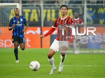 Tijjani Reijnders (AC Milan) during the Italian championship Serie A football match between FC Internazionale and AC Milan in Milan, Italy,...