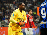 Mike Maignan (AC Milan) during the Italian championship Serie A football match between FC Internazionale and AC Milan in Milan, Italy, on Se...