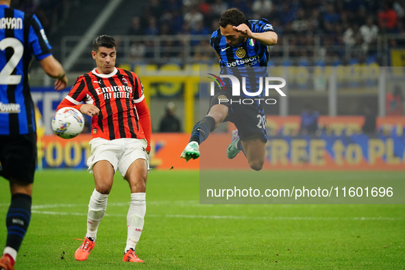 Hakan Calhanoglu (FC Inter) during the Italian championship Serie A football match between FC Internazionale and AC Milan in Milan, Italy, o...