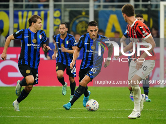 Lautaro Martinez (FC Inter) during the Italian championship Serie A football match between FC Internazionale and AC Milan in Milan, Italy, o...