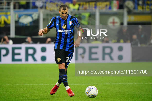 Henrikh Mkhitaryan (FC Inter) during the Italian championship Serie A football match between FC Internazionale and AC Milan in Milan, Italy,...