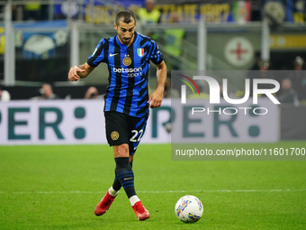 Henrikh Mkhitaryan (FC Inter) during the Italian championship Serie A football match between FC Internazionale and AC Milan in Milan, Italy,...