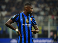 Marcus Thuram (FC Inter) during the Italian championship Serie A football match between FC Internazionale and AC Milan in Milan, Italy, on S...