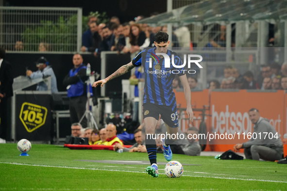 Alessandro Bastoni (FC Inter) during the Italian championship Serie A football match between FC Internazionale and AC Milan in Milan, Italy,...