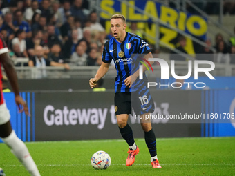 Davide Frattesi (FC Inter) during the Italian championship Serie A football match between FC Internazionale and AC Milan in Milan, Italy, on...