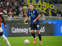 Davide Frattesi (FC Inter) during the Italian championship Serie A football match between FC Internazionale and AC Milan in Milan, Italy, on...