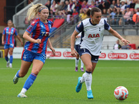 Hayley Raso of Tottenham Hotspur Women beats Alexia Potter of Crystal Palace Women during the Barclays FA Women's Super League soccer match...