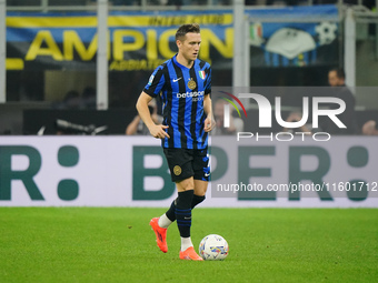 Piotr Zielinski (FC Inter) during the Italian championship Serie A football match between FC Internazionale and AC Milan in Milan, Italy, on...