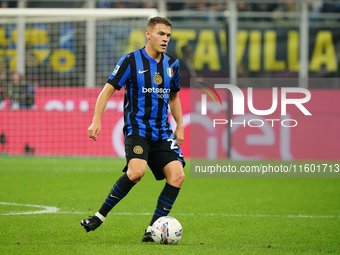 Kristjan Asllani (FC Inter) during the Italian championship Serie A football match between FC Internazionale and AC Milan in Milan, Italy, o...