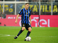 Kristjan Asllani (FC Inter) during the Italian championship Serie A football match between FC Internazionale and AC Milan in Milan, Italy, o...