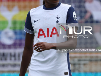 Jessica Naz of Tottenham Hotspur Women is in action during the Barclays FA Women's Super League soccer match between Tottenham Hotspur Women...