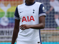 Jessica Naz of Tottenham Hotspur Women is in action during the Barclays FA Women's Super League soccer match between Tottenham Hotspur Women...