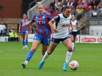 Hayley Raso of Tottenham Hotspur Women beats Alexia Potter of Crystal Palace Women during the Barclays FA Women's Super League soccer match...