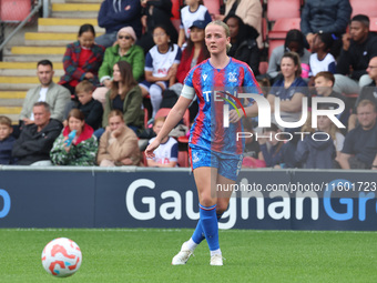 Aimee Everett of Crystal Palace Women is in action during the Barclays FA Women's Super League soccer match between Tottenham Hotspur Women...