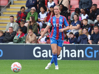 Aimee Everett of Crystal Palace Women is in action during the Barclays FA Women's Super League soccer match between Tottenham Hotspur Women...