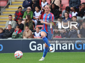 Aimee Everett of Crystal Palace Women is in action during the Barclays FA Women's Super League soccer match between Tottenham Hotspur Women...