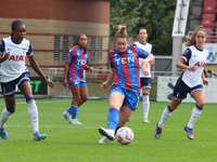 Felicity Gibbons of Crystal Palace Women is in action during the Barclays FA Women's Super League soccer match between Tottenham Hotspur Wom...