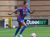 Katrine Veje of Crystal Palace Women is in action during the Barclays FA Women's Super League soccer match between Tottenham Hotspur Women a...