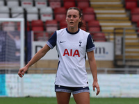 Hayley Raso of Tottenham Hotspur Women is in action during the Barclays FA Women's Super League soccer match between Tottenham Hotspur Women...