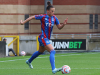 Katrine Veje of Crystal Palace Women is in action during the Barclays FA Women's Super League soccer match between Tottenham Hotspur Women a...