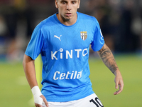 Adrian Bernabe of Parma Calcio during the Serie A match between Lecce and Parma in Lecce, Italy, on September 21, 2024. (