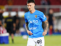 Dennis Man of Parma Calcio during the Serie A match between Lecce and Parma in Lecce, Italy, on September 21, 2024. (