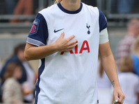 Molly Bartrip of Tottenham Hotspur Women is in action during the Barclays FA Women's Super League soccer match between Tottenham Hotspur Wom...