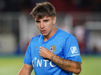 Adrian Bernabe of Parma Calcio during the Serie A match between Lecce and Parma in Lecce, Italy, on September 21, 2024. (