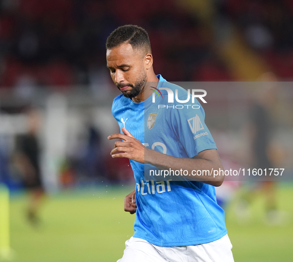 Hernani of Parma Calcio during the Serie A match between Lecce and Parma in Lecce, Italy, on September 21, 2024. 