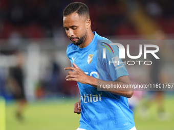 Hernani of Parma Calcio during the Serie A match between Lecce and Parma in Lecce, Italy, on September 21, 2024. (